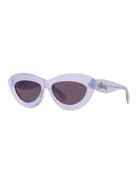Loewe Lilac Cat-Eye Sunglasses with Dark Lenses